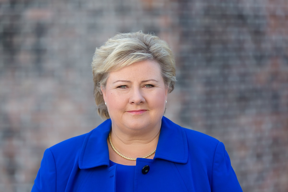 Bilde viser statsminister Erna Solberg.